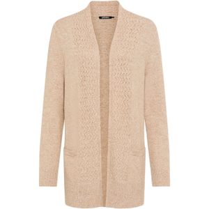 Olsen Dames vest beige (Maat: 38) - Effen