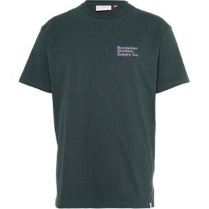 Revolution T-shirt groen (Maat: S) - Effen - Halslijn: Ronde hals,