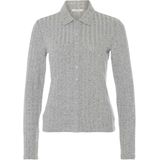 Opus - Top - Grijs - Lange Mouw