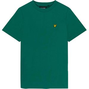 Lyle & Scott T-shirt groen (Maat: 176) - Effen - Halslijn: Ronde hals,