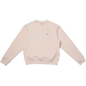 Sabbatical Heren trui ecru (Maat: S) - Tekst - Halslijn: Ronde hals,