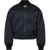 Beaumont - Alexis Jacket - Off Black - Bomberjack - Met Glitter Lurex Stof