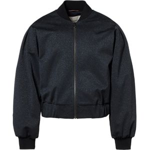 Beaumont - Alexis Jacket - Off Black - Bomberjack - Met Glitter Lurex Stof