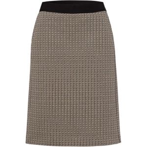 Frank Walder - Midi Rok - Bruin - Allover Print