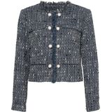 Liu Jo - Bouclé Jacket - Dames - Blauw