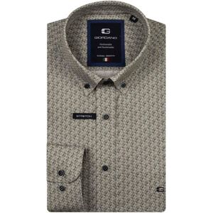 Giordano Heren overhemd lange mouw groen (Maat: 3XL)