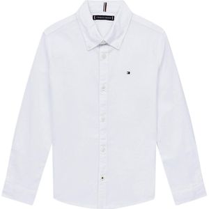 Tommy Hilfiger Overhemd lange mouw wit (Maat: 164) - Effen