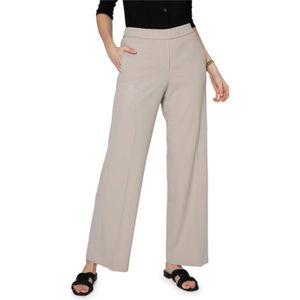 Gardeur Hose Wide leg Feminine broek beige (Maat: 44)