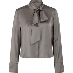 Marc Cain - Blouse - Aardetinten - Klassieke Blouse - Lange Mouw