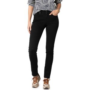 Enjoy Broek  5-Pocket Superstretch Lang  Zwart dames