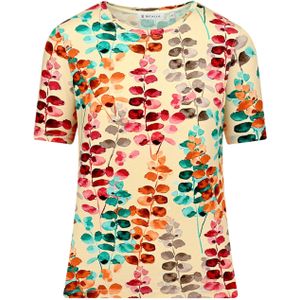 Bicalla T-shirt multicolor (Maat: M) - Halslijn: Kraag,