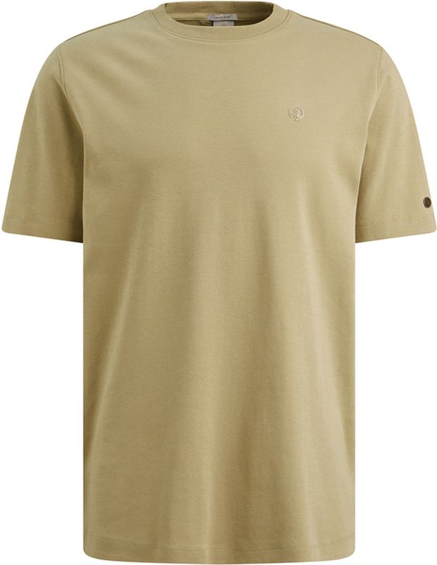 Cast Iron Heren t-shirt groen (Maat: S) - Halslijn: Ronde hals,