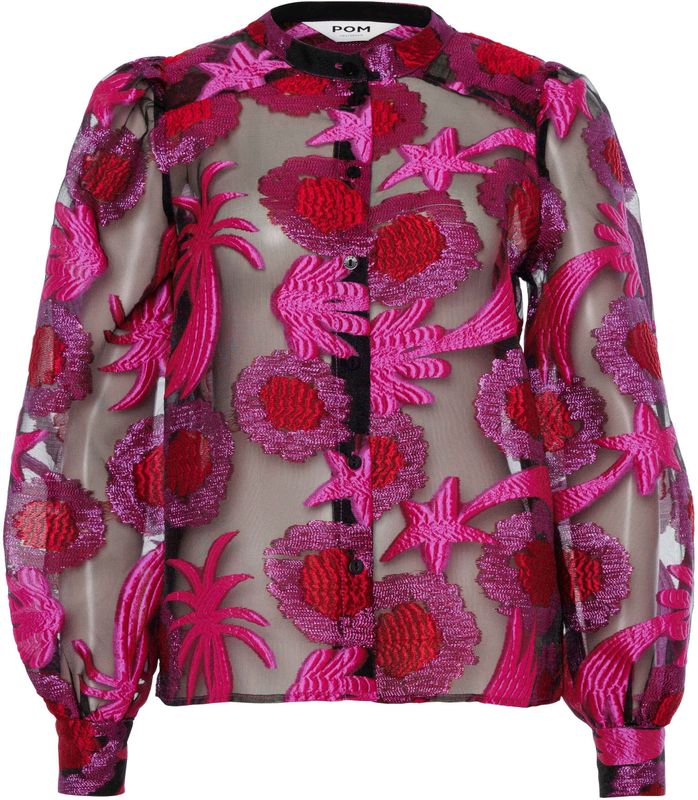POM Amsterdam - Blouse SP9383 - Organza - Splashing Fireworks