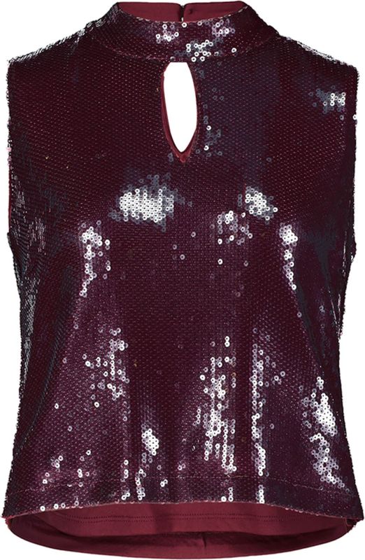 Vera Mont - Top zonder Mouw - Bordeaux - Shirttops