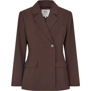 Second Female - FIQUE - Blazer - Bruin