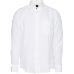 Boss Orange Overhemd lange mouw wit (Maat: XL) - Effen
