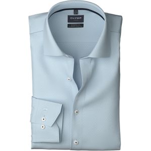 OLYMP - Luxor 24/Seven - Overhemd - Blauw - Lange Mouwen - MODERN FIT