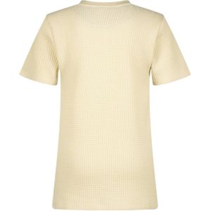 Vingino T-shirt ecru (Maat: 152) - Effen - Halslijn: Ronde hals,