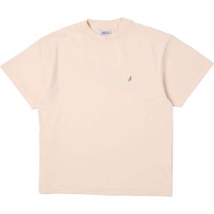 Sabbatical T-shirt ecru (Maat: S) - Tekst - Halslijn: Ronde hals,