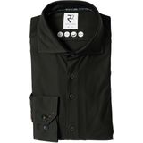 R2 Amsterdam Overhemd lange mouw groen (Maat: 37) - Effen