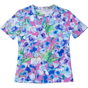 Salty Stitch T-Shirt roze (Maat: 152) - Halslijn: Ronde hals,