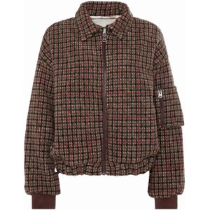 Bellerose Dames jas bruin (Maat: L) - Ruit