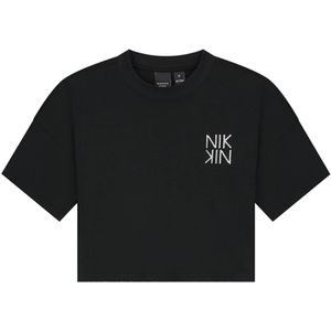 NIK & NIK T-Shirt zwart (Maat: 176) - Effen - Halslijn: Ronde hals,