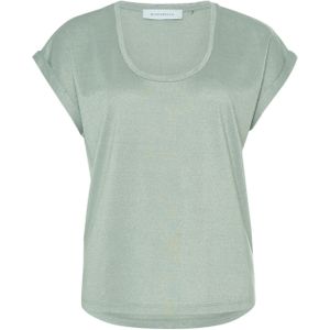 Rino & pelle T-shirt blauw (Maat: S) - Glitter - Halslijn: Ronde hals,