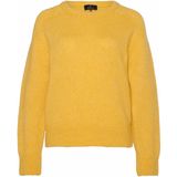 Monari - Trui - Geel - Effen