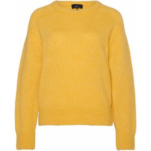 Monari - Trui - Geel - Effen