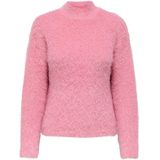 Only - ONLLULU - Dames Trui - Sea Pink - Hoge Hals - Lange Mouwen