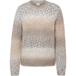 Rabe Dames trui grijs (Maat: 42) - Mélange - Halslijn: Ronde hals,