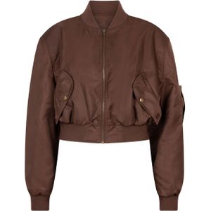 Ibana Dames jas bruin (Maat: 40) - Effen