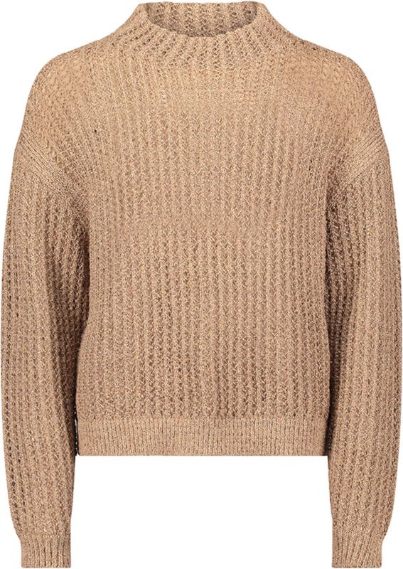 Gebreide pullover met ribboorden