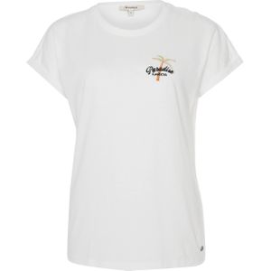 Garcia T-shirt ecru (Maat: XL) - TekstFotoprint - Halslijn: Ronde hals,