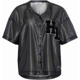 Haute L'Amitié - Court Tee Tops & T-Shirts - Zwart - Sportieve Top met Korte Mouwen