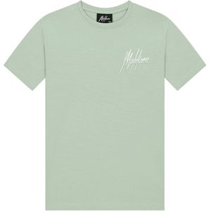 Malelions T-shirt groen (Maat: 128) - Logo - Halslijn: Ronde hals,