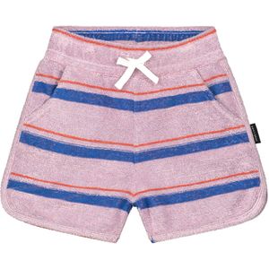 Daily Brat Striped towel shorts  korte broek paars (Maat: 128)