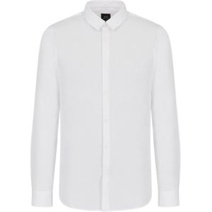 Armani Exchange Overhemd lange mouw wit (Maat: XL) - Effen