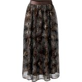 Oui - Rokken - Veelkleurig - Elegant Geborduurd - Maxi-lengte - Instapmodel