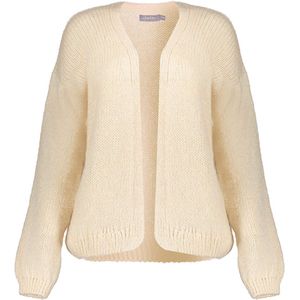 Geisha - Vest Basic Knitted - Gebroken Wit - Cardigan