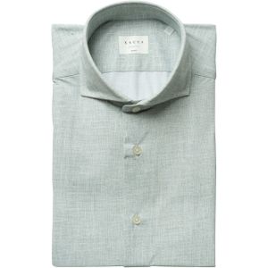 Xacus Overhemd lange mouw groen (Maat: 44) - Mélange