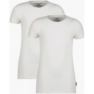 Vingino T-shirt wit (Maat: 176) - Effen - Halslijn: Ronde hals,