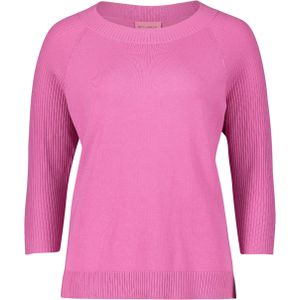 Betty Barclay - So Cosy Trui roze (Maat: 46) - Effen - Halslijn: Ronde hals,