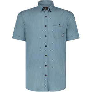 Bluefields Overhemd korte mouw blauw (Maat: L)