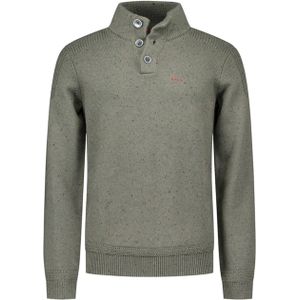 NZA - Groene - Half Button Trui