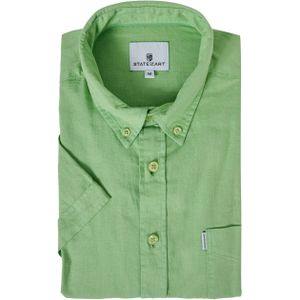 State of Art Overhemd korte mouw groen (Maat: 3XL) - Effen