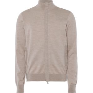 Paul & Shark Vest beige (Maat: M) - Effen - Halslijn: Opstaande kraag,