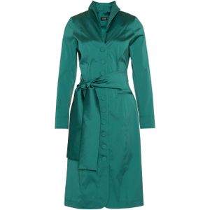 MOQ Dames jurk groen (Maat: 36) - Effen - Halslijn: V-hals,