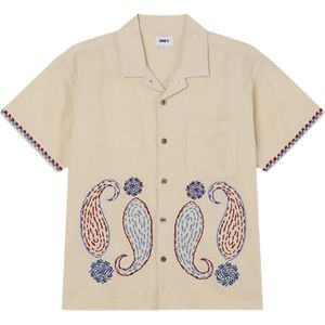 Obey Overhemd korte mouw ecru (Maat: XL)